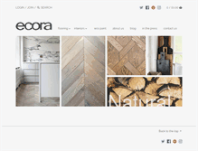 Tablet Screenshot of ecora.co.uk