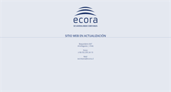Desktop Screenshot of ecora.cl
