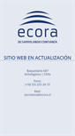 Mobile Screenshot of ecora.cl